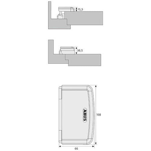 ABUS Tür Aushebesicherung TAS112