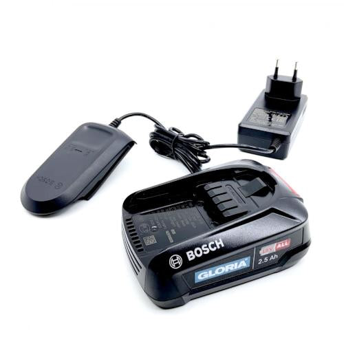 Gloria BOSCH Akku 18V Starter-Kit mit 2,5 AH Akku und Ladegerät