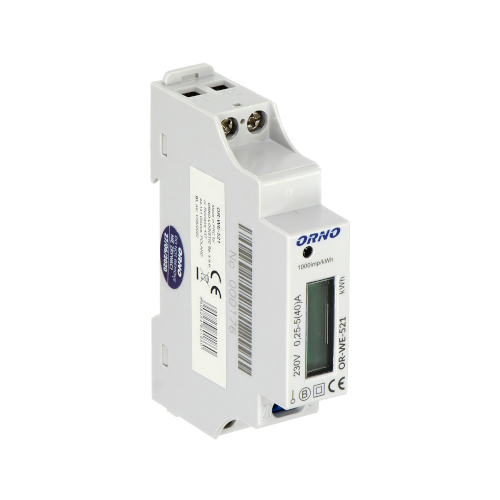 Orno Wechselstromzählergeeicht, MID, LCD, zur Montage auf die Hutschiene