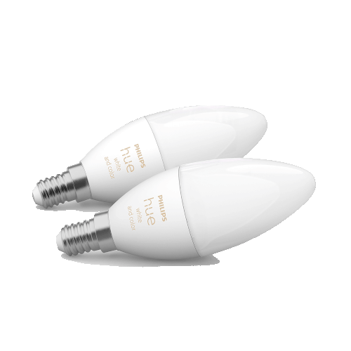 Philips Hue White & Color Ambiance E14 LED Lampe 2-er Pack 470Lm