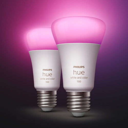Philips Hue Bluetooth White & Color 2er Pack Ambiance LED E27 Birne - 1100 Lm