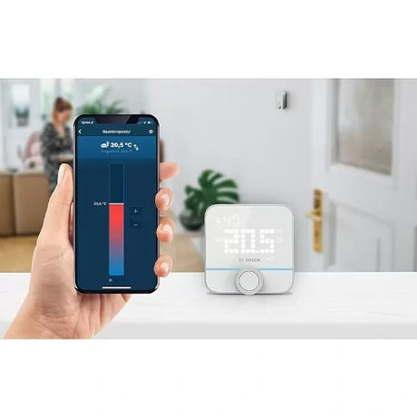 Bosch Smart Home Thermostat Fußbodenheizung Netzbetrieben, LED-Display