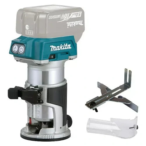 Makita Akku-Multifunktionsfräse DRT50Z 18 V, Ohne Akku, Leerlaufdrehzahl: 10.000 U/min - 30.000 U/min