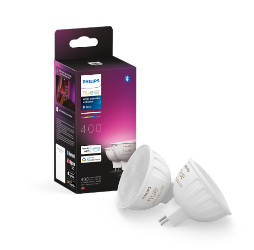 Philips Hue LED-MR16 White & Color Ambiance 2er-Pack 2 x 400 lm