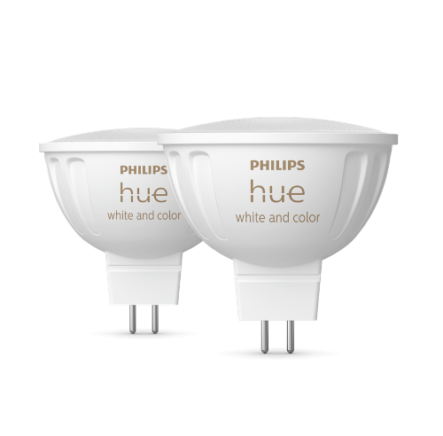 Philips Hue LED-MR16 White & Color Ambiance 2er-Pack 2 x 400 lm