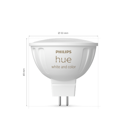 Philips Hue LED-MR16 White & Color Ambiance 2er-Pack 2 x 400 lm