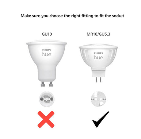 Philips Hue LED-MR16 White & Color Ambiance 2er-Pack 2 x 400 lm