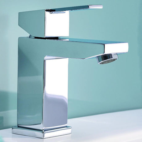 Grohe Waschtischarmatur Sail Cube verchromt, Energie-Spar-Funktion