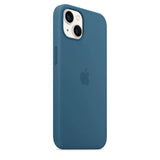 Original Apple iPhone 13 Silikon Case mit MagSafe - Blue Jay (Eisblau)