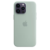 Apple iPhone 14 Pro Agavegrün MagSafe Silikon Hülle