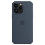 Apple iPhone 14 Pro Sturmblau MagSafe Silikon Hülle