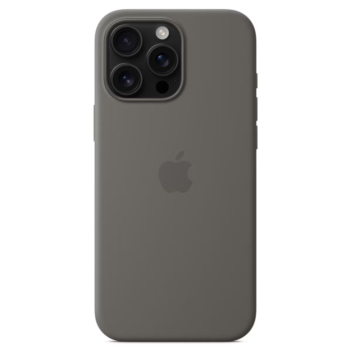 Apple iPhone 16 Pro Steingrau MagSafe Silikon Hülle