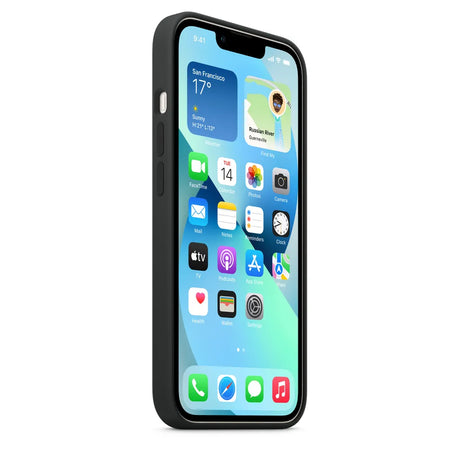 Original Apple iPhone 13 Silikon Case mit MagSafe - Mitternacht