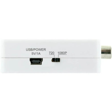 SCHWAIGER -HDMRCA01 513- AV-HDMI-Konverter, Weiß