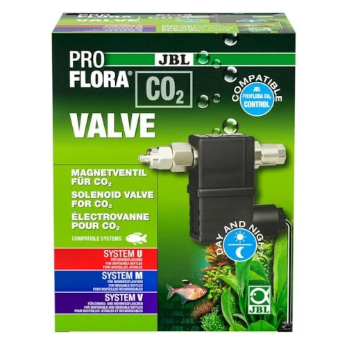 JBL Proflora CO2 Valve Geräuschloses Magnetventil für die kontrollierte CO2 Zugabe