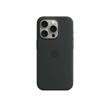 Original Apple iPhone 15 Pro Silikon Case mit MagSafe - Schwarz