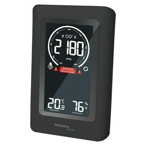 Technoline Luftqualitätsmonitor CO2 WL1030 Digitales Display