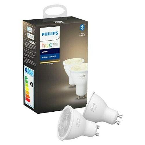 Philips Hue LED-Leuchtmittel-Set White GU10 5,2 W - Warmweiß