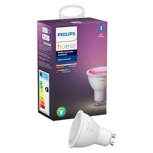 Philips Hue LED-Leuchtmittel White & Color Ambiance GU10 350 LM