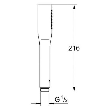 Grohe Handbrause Vitalio Get Stick Chrom