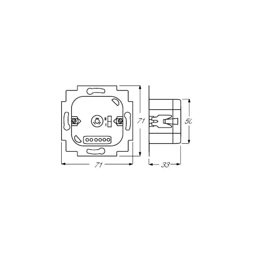 Busch-Jaeger Relais-Einsatz für Bewegungsmelder 6812 U-101