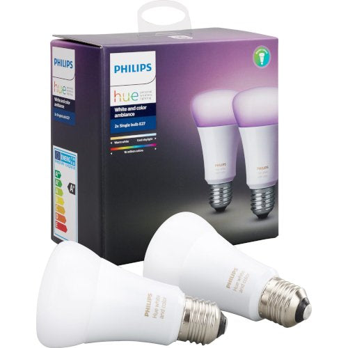 Philips Hue White & Color Ambiance 2er Pack E27 806 lm