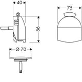 Hansgrohe Farbset für Exafill Ein-/ Ab- und Überlaufgarnitur (58127000)