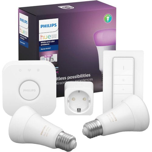 Philips Hue White & Col. Amb. E27 Starter Kit