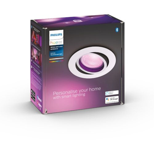 Philips Hue Einbauspot White & Color Ambiance Centura rund Weiß 230lm