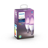 Philips Hue White & Color Ambiance E14 LED Lampe 2-er Pack 470Lm