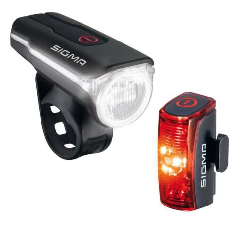 Sigma Fahrradbeleuchtungs-Set 5 -tlg., Lichtstärke: 25 Lux (Frontlicht)