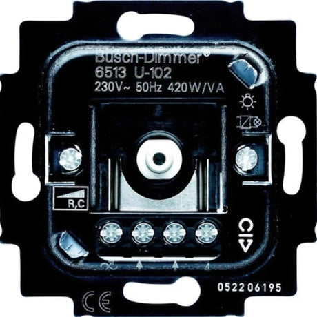 Busch & Jäger 6513U-102 Rotary LED Dimmer