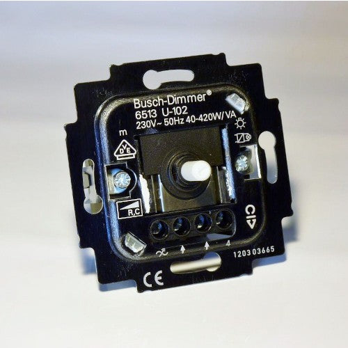 Busch & Jäger 6513U-102 Rotary LED Dimmer